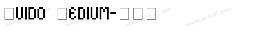 Ouido Medium字体转换